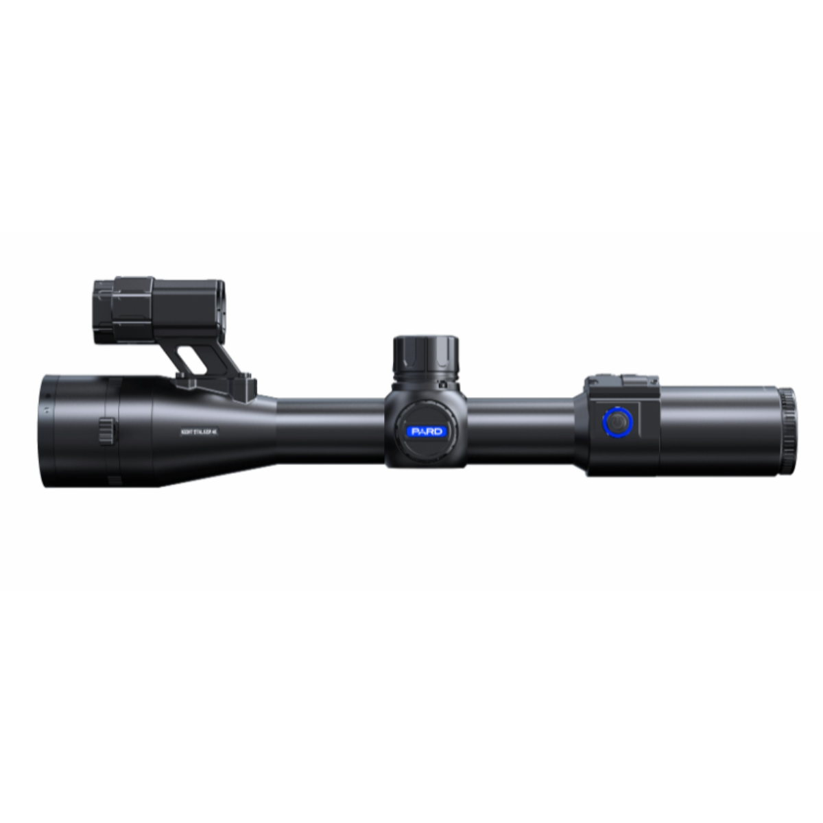 pard-night-stalker-4k-lrf-digital-kikkertsigte PARD Night Stalker 4K LRF digitalt kikkertsigte set fra siden